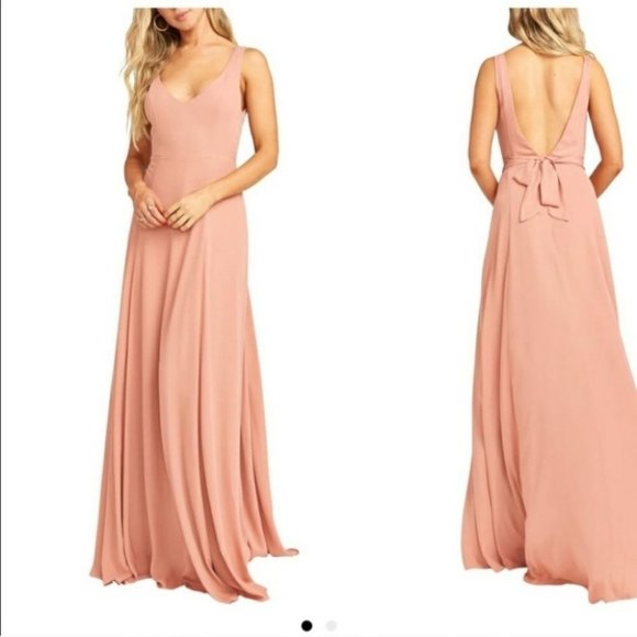 SMYM Jenn Rustic Mauve Maxi Dress - Picture 1 of 10
